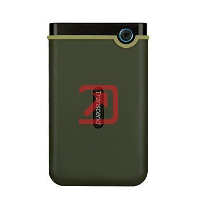 Твърд диск Transcend 2TB, 2.5" Portable HDD, StoreJet M3, Military Green, Slim