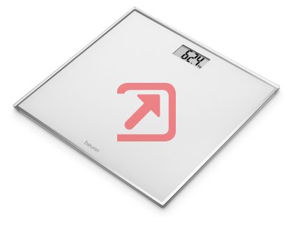 Везна Beurer GS 120 Kompakt Glass bathroom scale  black; Automatic switch-off, overload indicator; 150 kg / 100 g