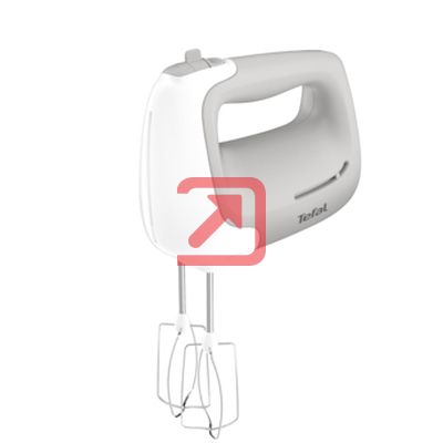 Миксер Tefal HT450B38, PrepMix 450W, 2 stainless steel whisks, 2 stainless steel dough hooks, 5 speeds + turbo