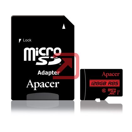 Памет Apacer 128GB microSDXC Class 10 UHS-I (1 adapter)