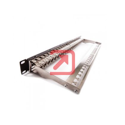 Аксесоар Formrack 19 " patch panel FTP Cat. 6A, 24xRJ45/s (KEJ-CEA-S-10G), 1U, black