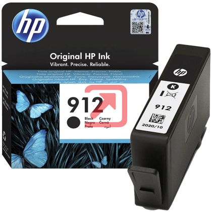 Консуматив HP 912 Black Original Ink Cartridge