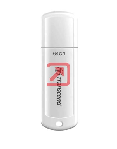 Памет Transcend 64GB, USB3.1, Pen Drive, Classic, White