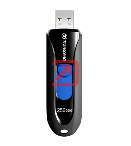 Памет Transcend 256GB, USB3.1, Pen Drive, Capless, Black