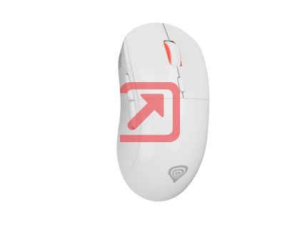 Мишка Genesis Wireless Gaming Mouse Zircon XIII Custom Wireless 26000 DPI White