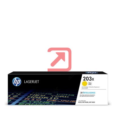 Консуматив HP 203X Original Yellow LaserJet Toner Cartridge