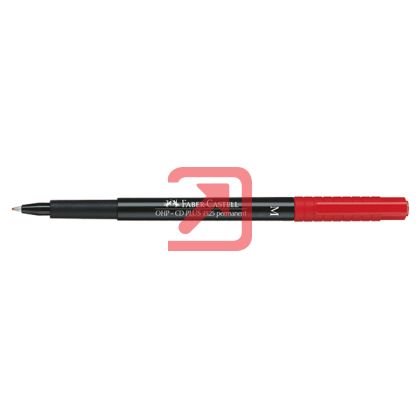 Универсален перманентен OHP маркер Faber-Castell 1525 М 1.0 mm Червен