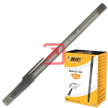 Химикалка Bic Round Stic 0.4 mm Черна