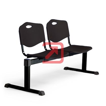 Пейка Iso Black Plastic Двойка, Пластмаса, Черна