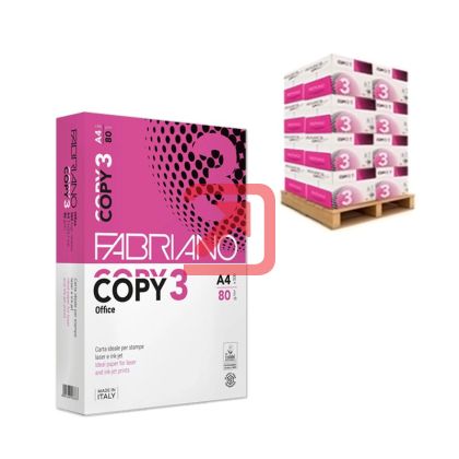 Хартия Fabriano Copy 3 /на палет, с доставка/ А4 500 л. 80 g/m2