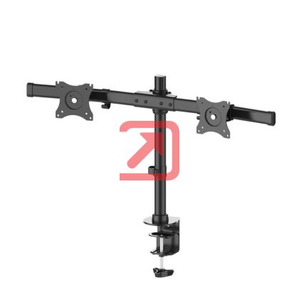 Стойка Neomounts Flat Screen Desk Mount (clamp/grommet) for 2 Monitor Screens - Crossbar