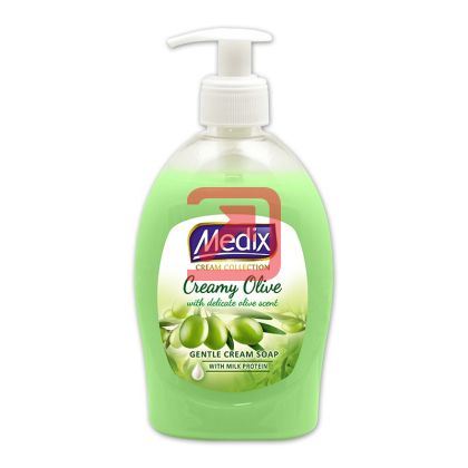 Течен сапун Medix Помпа 400 ml Creamy Olive