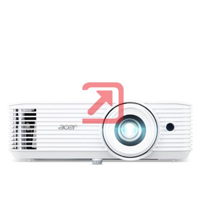 Мултимедиен проектор Acer Projector H6546Ki, DLP, 1080p (1920x1080), 5200 ANSI Lm, 10 000:1, 3D, 24/7 operation, Auto Keystone, DC power on, 2xHDMI, RS232, Audio in/out, WiFi (kit incl.), Bag, 1x3W, 2.95Kg, White