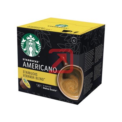 Кафе капсула Starbucks Americano Veranda 12 бр., съвместими с Dolce Gusto