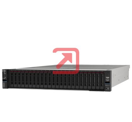 Сървър Lenovo ThinkSystem SR650 V3, Xeon Silver 4509Y (8C 2.6GHz 22.5MB Cache/125W), 32GB (1x32GB, 4800MHz 1Rx4 DDR5 RDIMM), 8 SAS/SATA, 9350-8i, 1x1100W Titanium, 5 Standard Fans, XCC2 Platinum, Toolless V2 Rails