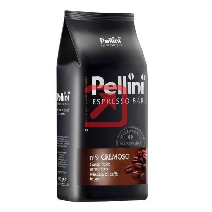 Кафе Pellini  N9 Cremoso, на зърна, 1 kg