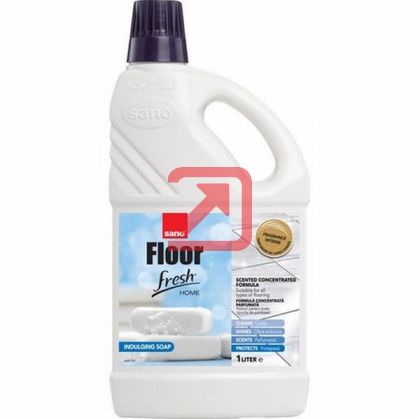 Препарат универсален Sano Floor Fresh Течен, 1 l Indulging Soap