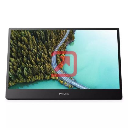 Монитор Philips 16B1P3302D, 15.6" IPS WLED, 1920x1080@60Hz, 5ms GtG, 250cd m/2, 700:1, DCR 20M:1, FlickerFree, Low Blue Light, Tilt, Pivot 2xUSB-C 