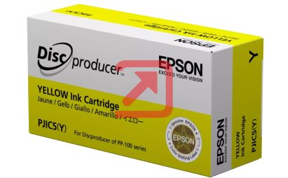 Консуматив Epson Discproducer Ink PJIC7(Y), Yellow