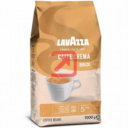 Кафе Lavazza Crema Dolce, на зърна, 1 kg