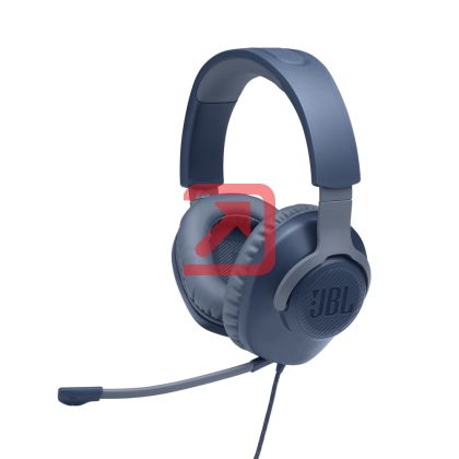 Слушалки JBL QUANTUM 100 BLU Wired over-ear gaming headset with a detachable mic