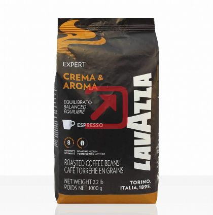 Кафе Lavazza Crema e Aroma Expert, на зърна, 1 kg