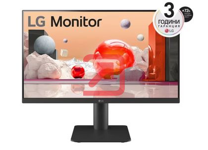 Монитор LG 24MS550-B,  23.8" IPS, AG, 5ms, 100Hz, 1000:1, 250cd/m2, Full HD 1920x1080, NTSC 72%, Reader Mode,  2xHDMI,  Speaker 2W x 2, Tilt, Height, Reader Mode, Headphone Out, Black
