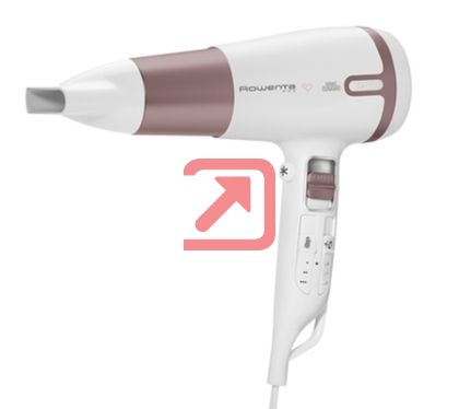 Сешоар Rowenta CV7461F0, Pro Respect Premium Care, DC motor, 2400W, active diffuser, ionic, cashemere keratin coating, 3temp / 2 speeds, cool air