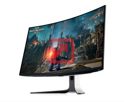 Монитор Dell Alienware AW3225QF, 31.6" QD-OLED Anti-reflection, IPS, 0.03ms, 1000 cd/m2, 4K UHD (3840 x 2160), 240Hz, HDR, NVIDIA G-SYNC+VESA, HDMI, DP, USB 3.2, Height Adjustable, Swivel, Tilt, Black