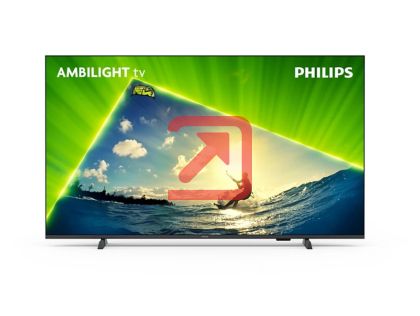 Телевизор Philips 55PUS8209/12, 55" 4K Ultra HD QLED, 3840x2160, DVB-T/T2/T2-HD/C/S/S2, 60Hz, Ambilight 3, Pixel Precise UHD, HDR+, Titan OS, Dolby Atmos, VRR, 3*HDMI, 2*USB, 802.11n, 20W RMS, Black