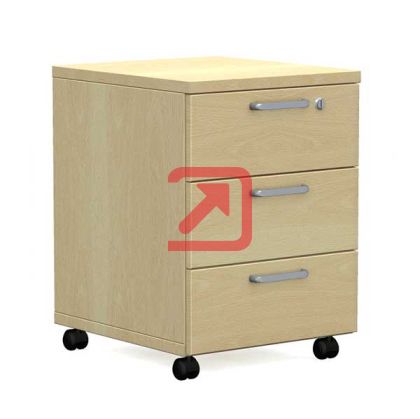 Контейнер на колелца BN Easy Space Три чекмеджета и заключване, 43x48x60 cm