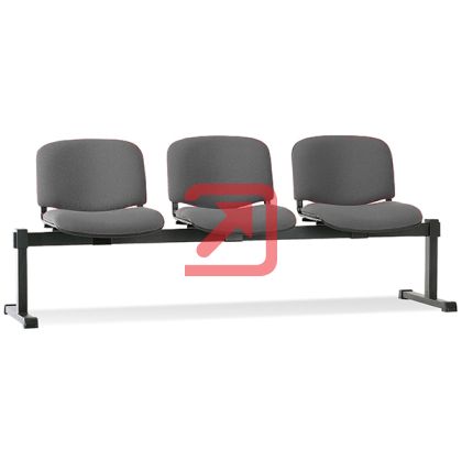Пейка Iso Black Тройка, Текстил, Сив