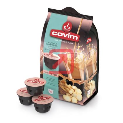 Кафе капсула Covim Ginseng 16 бр., съвместими с Dolce Gusto