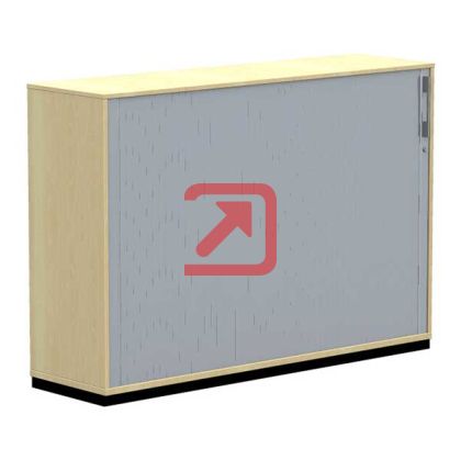 Шкаф BN SQart Ролетна врата и заключване, 160x44.5x111.7 cm
