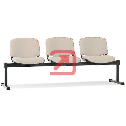 Пейка Iso Black Тройка, Изкуствена кожа, Слонова кост