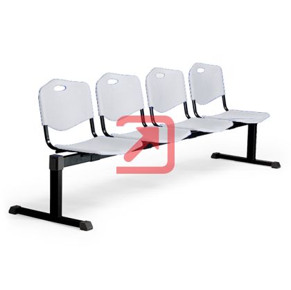 Пейка Iso Black Plastic Четворка, Пластмаса, Светлосива