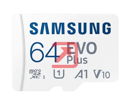 Памет Samsung 64GB micro SD Card EVO Plus with Adapter, Class10, Transfer Speed up to 160MB/s