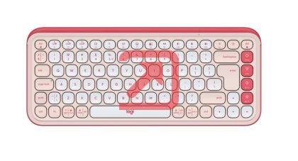 Клавиатура Logitech Pop Icon Keys - Rose - US INT'L - BT - N/A - INTNL-973