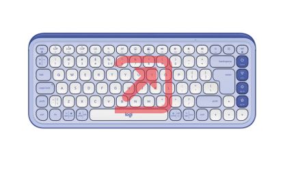 Клавиатура Logitech Pop Icon Keys - Lilac - US INT'L - BT - N/A - INTNL-973