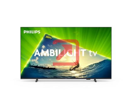 Телевизор Philips 43PUS8209/12, 43" 4K Ultra HD QLED, 3840x2160, DVB-T/T2/T2-HD/C/S/S2, 60Hz, Ambilight 3, Pixel Precise UHD, HDR+, Titan OS, Dolby Atmos, VRR, 3*HDMI, 2*USB, 802.11n, 20W RMS, Black