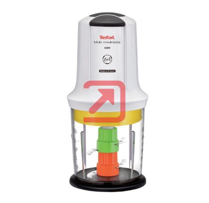 Чопър Tefal MQ723138, Moulinette 6 in 1, 500W, 4 blades, 2 speeds, 500ML, oil tank