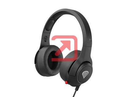Слушалки Genesis Headset Argon 600 With Microphone Adapter Black