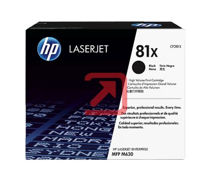 Консуматив HP 81X High Yield Black Original LaserJet Toner Cartridge