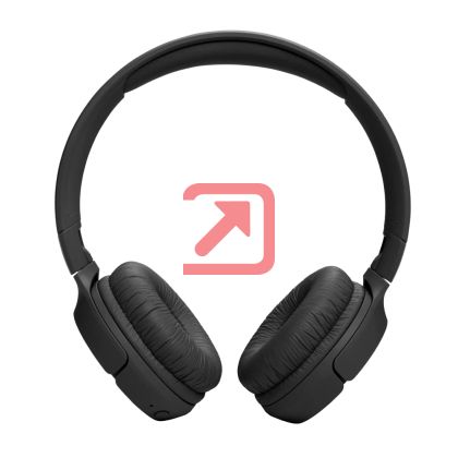 Слушалки JBL T520BT BLK HEADPHONES