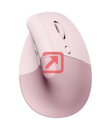 Мишка Logitech Lift Vertical Ergonomic Mouse - ROSE/DARK ROSE - EMEA