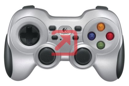 Геймпад Logitech Gamepad F710, Dual Vibration Feedback, Steam Support, D-Pad, 2.4 GHz Wireless