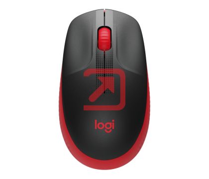 Мишка Logitech M190 Full-size wireless mouse - RED - 2.4GHZ - N/A - EMEA - M190