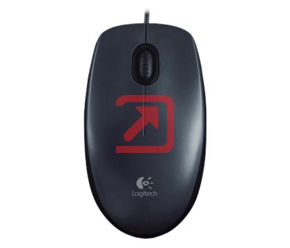 Мишка Logitech Mouse M100 Grey, EER Orient Packaging