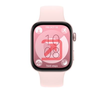 Часовник Huawei Watch Fit 3 Nebula Pink, Solo-B09S, 1.82" AMOLED, 480x408, SPO2, BT5.0, 5ATM, 400mAh