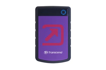 Твърд диск Transcend 4TB, 2.5" Portable HDD, StoreJet H3, Purple, Anti-shock